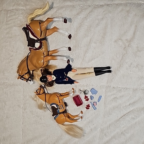 90s Equestrian Barbie with Walking Beauty Horse and Pony - Picture 2 of 14